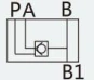 Original dimension drawing or hydraulic symbol excerpt 2 for FDDC(MC)X