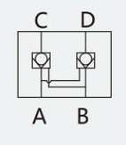 Original dimension drawing or hydraulic symbol excerpt 2 for FDS125/40