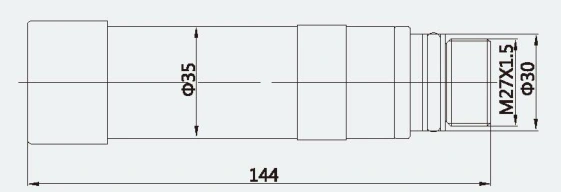 Original dimension drawing or hydraulic symbol excerpt 1 for FAD125/40